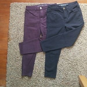 High Rise Cropped Jeggings (priced for 2 pairs)
